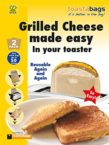 2 x Toastabags - Grillkäse leicht gemacht in Ihrem Toaster Bis zu 100 Mal