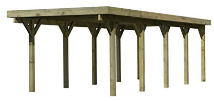 Unbekannt Karibu Carport Classic Einzel 3 ohne Einfahrtsbogen kdi