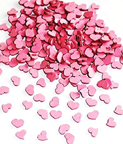 220 Stk Holzherzen 1,5cm rosa altrosa Naturdeko Hochzeit Tischschmuck Streuteile Holz Herzen Holz Herz Dekoherzen Streuherzen Tischdekoration Tischkarten Streudeko Basteln Liebe Valentinstag Muttertag Tischdeko Holzherz