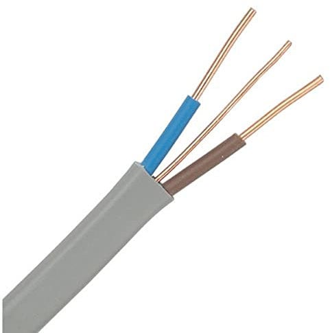 Aerials, Satellites and Cables 1.5mm 50m 1.5mmm Twin and Earth Electrical Cable for Wiring Light switches and sockets