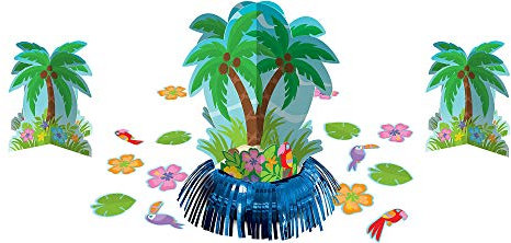 Hawaiian Palm Tree Table Decorating Kits /4