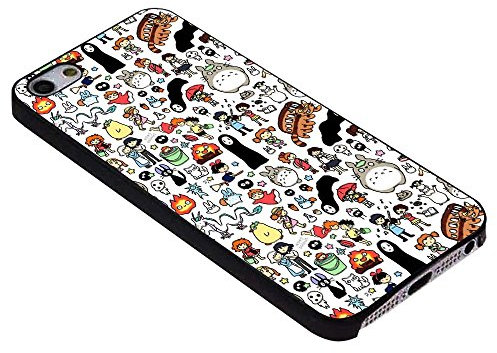 Studio Ghibli Character Doodles for Iphone Case (iphone 5/5s black)