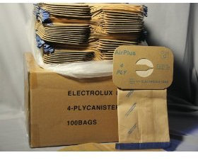 100 Electrolux 4 PLY Canister Vacuum bolsas de escoba