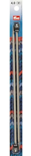 Prym 191428 Jackenstricknadeln ALU 25 cm 4,00 mm grau