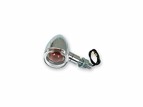 1 Paar Set Blinker UNIVERSAL Motorrad P I individuell Kurzarm Chrom