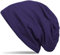 styleBREAKER Unisex Beanie Mütze Einfarbige mit Thermo-Fleece Futter, warme Winter Mütze gefüttert 04024008, Farbe:Lila