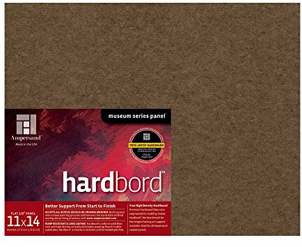 Ampersand Museum Series Hardbord for Painting and Mounting, 1/8 Inch Depth, 11X14 Inch (AMHB11)