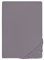 biberna Jersey-Elastic-Spannbetttuch 0077866 (Matratzenhöhe max. 25 cm) 1x 140x200 cm - 160x220 cm, Silber/grau