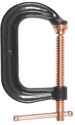 Bessey CDF408C 205/125 C-Clamp, Black/Bronze, 0-205 mm