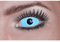 Zoelibat farbige Kontaktlinsen blau ohne Stärke, Frozen Eye, 1 Paar Linsen für 6 Monate, weiche Monatslinsen für Halloween, Karneval und Fasching