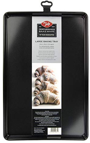 Tala Performance Baking Tray, Professional Gauge Carbon Steel with Eclipse Non-Stick Coating, Perfect for Cooking and Roasting, 45 x 30 x 2 cm
