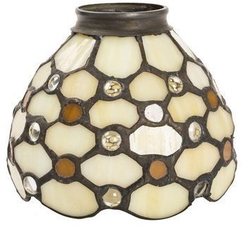 Lámpara Tiffany Cristal de repuesto para linternas y lámparas de hierro y latón