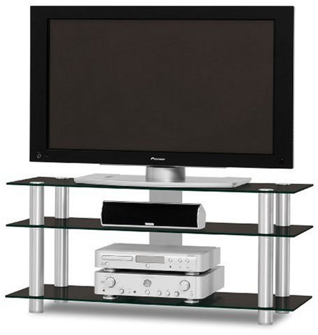 Spectral Just-Racks TV1203-AL | Modell: TV1203-AL-BG | Glasart: Schwarzglas