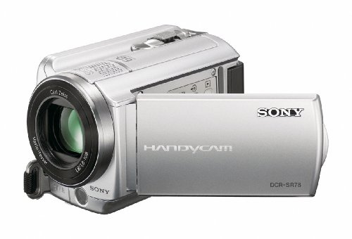 Sony DCRSR78ES Handycam Camcorder With Built-In 120gb HDD - Silver