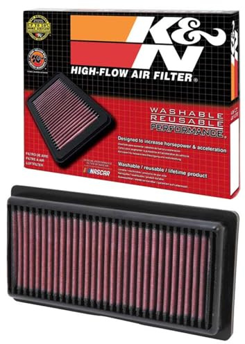K&N High-Flow Original Lifetime Engine Air Filter: Washable, 33-2479