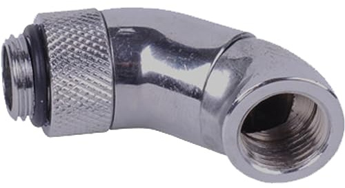 Alphacool 17059 Anschlussteil für Wasserschlauch Schlauchverbinder Messing Nickel, silber 1 Stück(e), 61 g, 18,1 mm, 18,1 mm, 25 mm, Sichtverpackung