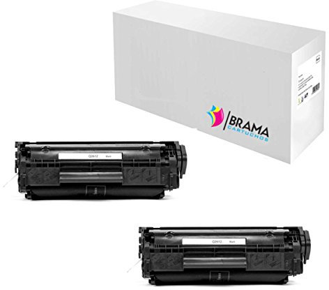 Bramacartuchos – 2 x Toner HP Q2612 A Kompatibel. (2000 Kopien) HP LaserJet 1010, 1012, 1015, 1018, 1020, 1022, 1022 N, 3015, 3020, 3030, 3036, 3050, 3052, 3055, M1005 MFP, M1319.