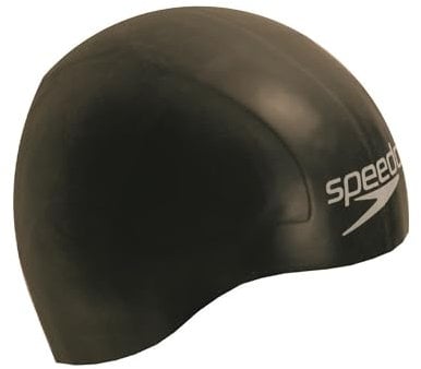 Speedo Unisex Erwachsene Aqua V Racing Badekappe | Racewear Trainingshilfen, Schwarz, Einheitsgröße