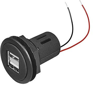 ProCar 67321000 USB-Doppelsteckdose 12VDC / 24VDC 5000mA integr. Spannungswandler