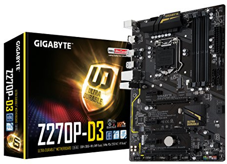 GIGABYTE GA-Z270P-D3 LGA1151 Intel Z270 2-Way Crossfire ATX DDR4 Motherboard