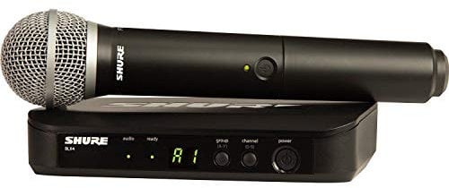 Shure Sistema vocale wireless BLX24/PG58 con microfono palmare PG58, K12