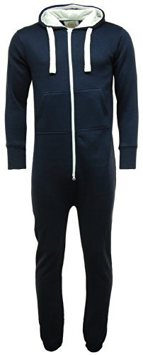 Urban Road Unisex Plain Onesie | Men & Women All-in-one Lounge-wear Navy