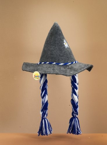 Plush Hat Bavaria Hat with plaits (Mütze/Hut)