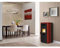 EXTRAFLAME Stufa a Pellet Novella Rivestimento in Maiolica Potenza Termica 10.3 kW 295 m3 Riscaldabili
