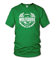 shirtloge - Wolfsburg - Fussball Lorbeerkranz - Fan T-Shirt - Grün - Größe L