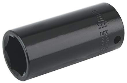 Sealey Is3819D Impact Socket 19Mm Deep 3/8Sq Drive