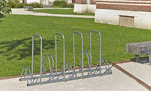 Mottez B129AR Râtelier pour 5 vélos sur 2 niveaux avec arceaux