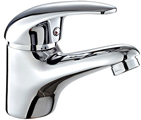 DP Bath Naranjo - Robinet Mitigeur de lavabo chromé.