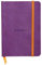 RHODIA 117310C - Purple Soft Notebook - A6 - Lined - 144 pages - Ivory Clairefontaine Paper 90 g/m - Bookmark, Elastic Closure - Faux Leather Cover - Rhodiarama Collection