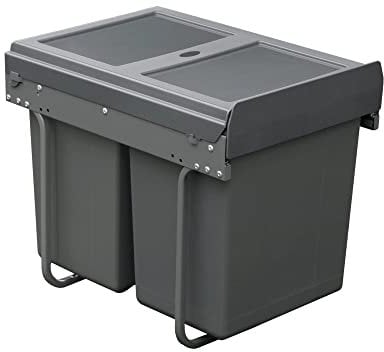 FITTINGSCO Cupboard Pull Out Wasteboy Bin 40 Litres To Suit 400mm Cabinet