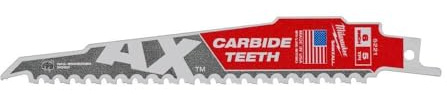 Hoja Sable THE AX™ Carbide Madera con Clavos 150mm 5Tpi - 1uds