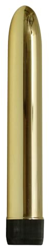 You2Toys Gold Vibrator - erregender Stimulator für Frauen und Männer, stufenlos regulierbare Vibration, glatte Oberfläche, Glanz-Optik