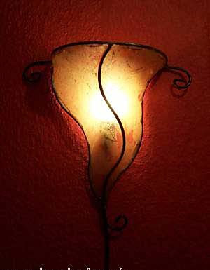 Mediterrane Wandlampe Marrakesch Natur