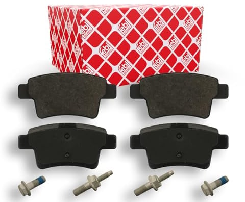 febi bilstein 16793 Bremsbelagsatz mit Schrauben, 1 Stück | Kompatibel mit: CITROËN C4 PICASSO I Großraumlimousine