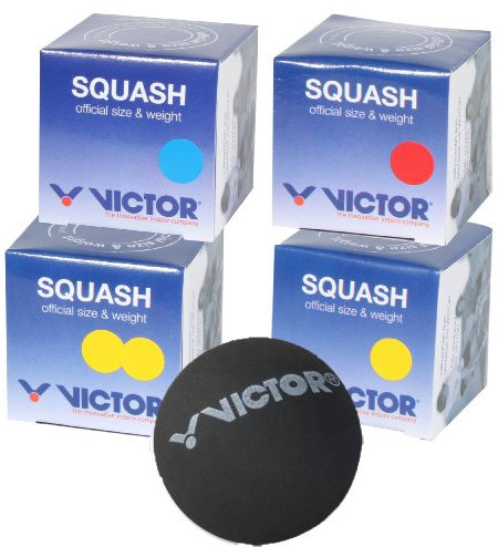 Victor Squashbälle 6er medium , rot II