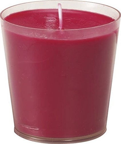 Duni Switch & Shine Nachfüller rot 60x65mm 6er Packung Brenndauer ca. 30h, Refill Kerzen Switch & Shine rot 60x65mm