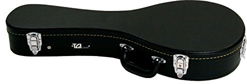 TGI 1993 A Style Wooden Hard Case for Mandolin, Black
