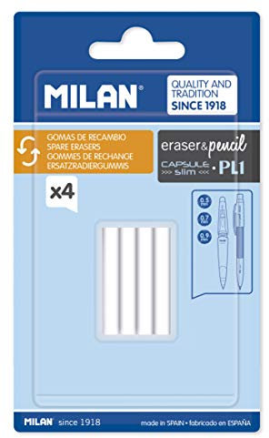 MILAN PL1 Blister avec recharge pour gomme