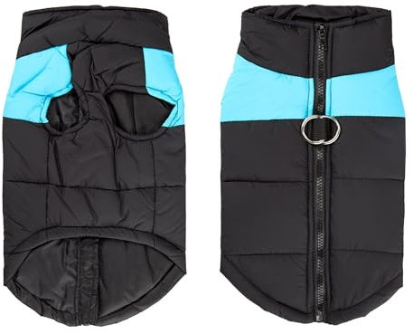 Shinmax Hundemantel Winterjacke Hundejacke wasserdichte Winter Jacke Warm Winterweste für Kleine Mittlere Große Hunde Gefütterter Brustschutz Hund Welpen Kleidung Weste Haustier Gepolsterte Mantel