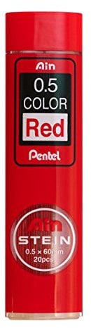Pentel - Minas Ain Stein 0,5mm rojas