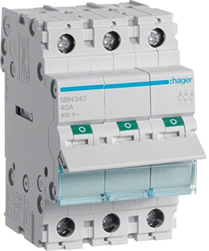 Interruptor modular, 3 Polos, 40A