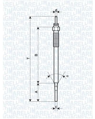 Magneti Marelli 062900036304 Glühkerze