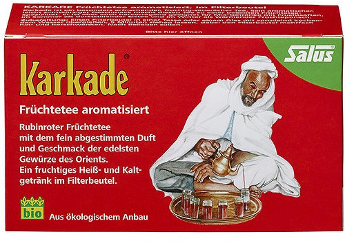 Karkade Früchtetee mit natürlichem Aroma bio Salus 15 stk