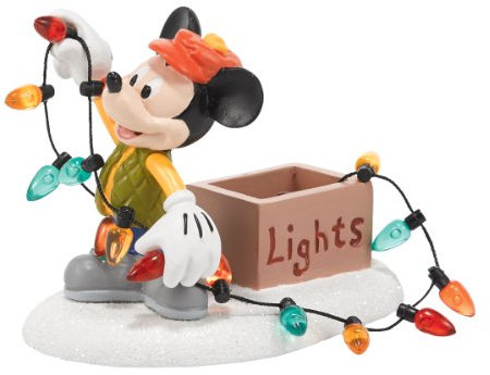 Department 56 Disney Village Mickey Lights Up Weihnachtszubehör, 5,7 cm