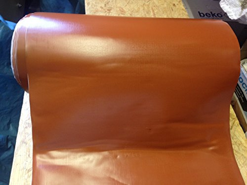 BLEI Wandanschlussband glatt rot 5mx30cm selbstklebend dicke Ausführung