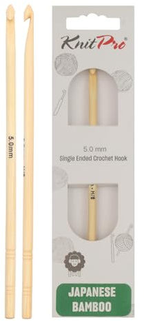 KnitPro Bambus Einfache Häkelnadel I 5mm